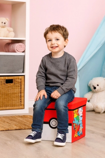 Stabiler Deckel – die Box dient auch als Sitzhocker