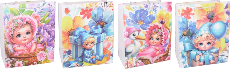 Geschenktasche S für Kinder 18 × 23 × 10 cm
