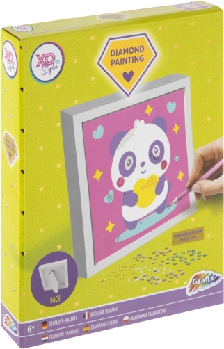 Set zum Diamantmalen mit Rahmen für Kinder – Einhorn
