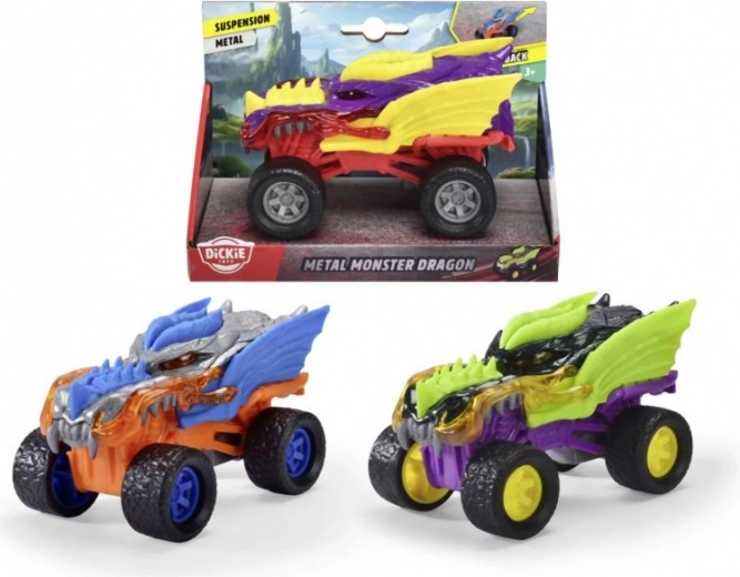 Auto Metall Monster Drache 15 cm