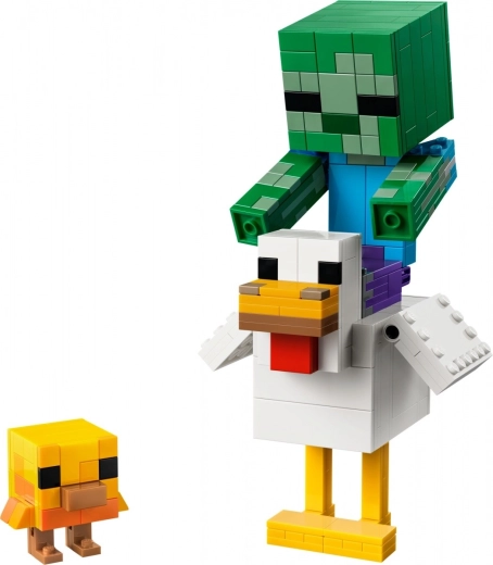 Ikonische Minecraft-Szene als Sammlermodell