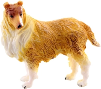 Plastikfigur Collie-Hund 7 cm