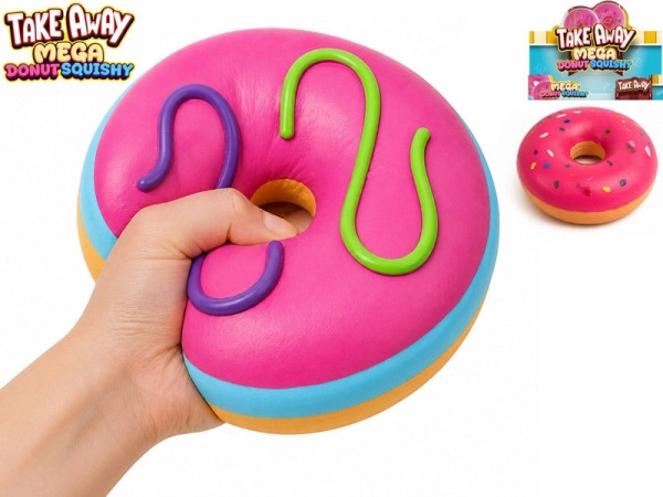 Miki fun Mega-Squeeze Stretch-Jumbo-Donut 16 cm (2 Farben)