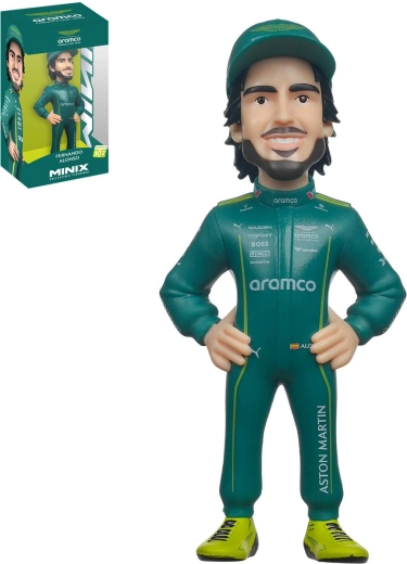 Minix Sammlerfigur Fernando Alonso (Aston Martin) - 1 Stück