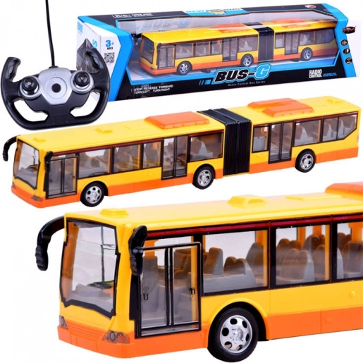 RC-Gelenkbus mit Fernsteuerung für Kinder – Gelb