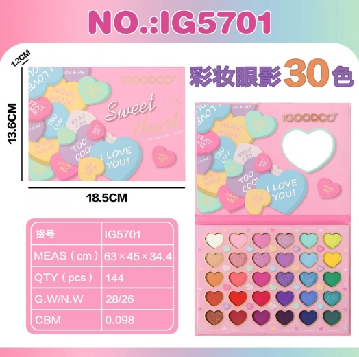 Mega Schminkset Herzchen für Kinder