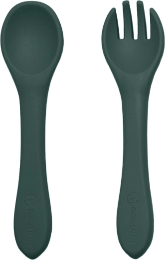 Ergonomisches Silikonbesteck, sanft zum Zahnfleisch