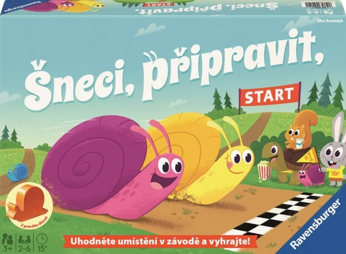 Ravensburger Schnecken, fertig, los! – Kinderrennspiel