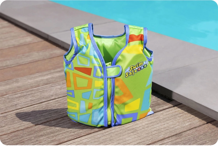 Geprüfter Auftrieb zum Schwimmenlernen