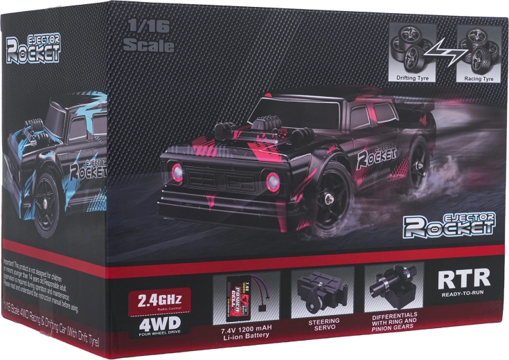 RC-Drift-Auto ROCKET mit 4×4-Antrieb