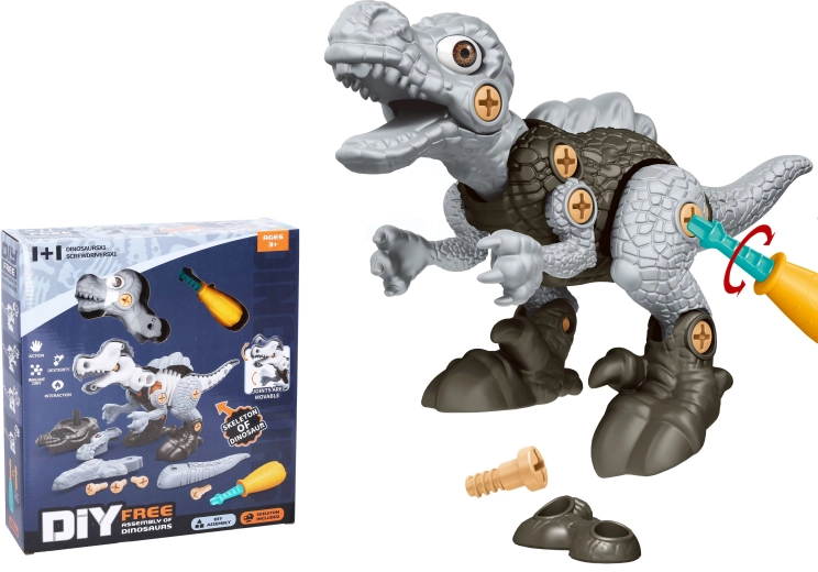 Dinosaurier mit schraubbarem Skelett