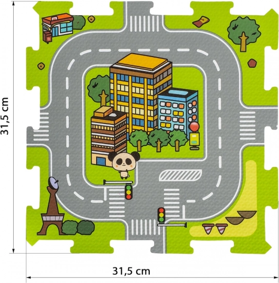Straßenkarte für Spielzeugautos