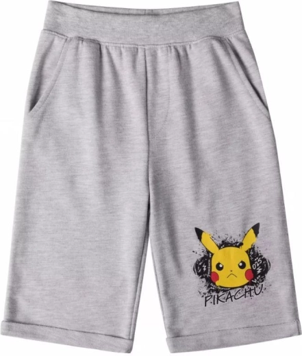 Graue Pokémon-Bermudashorts
