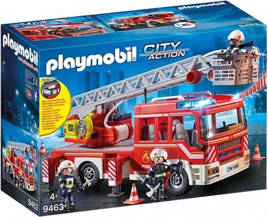 PLAYMOBIL City Action Feuerwehrwagen mit ausziehbarer Leiter