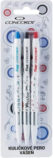 Kugelschreiber CONCORDE Passion, 3 Stk.