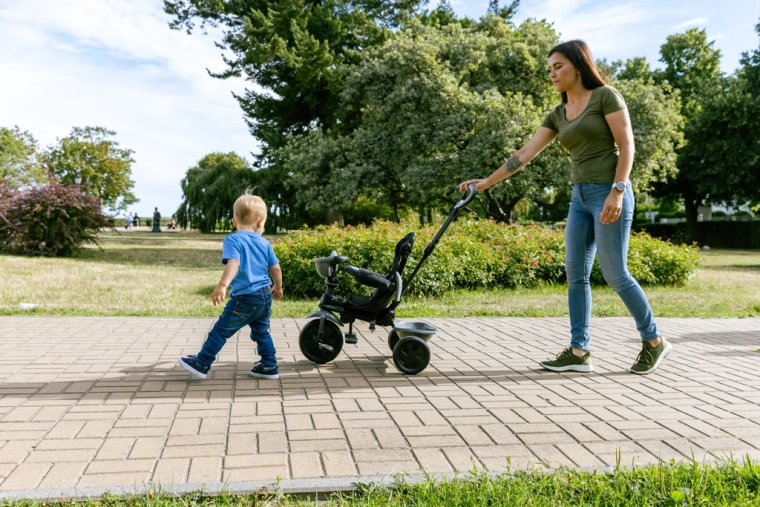 4-in-1: von geführter Fahrt bis eigenständigem Treten