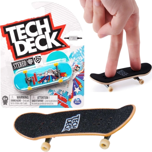 Tech Deck Fingerboard Stereo Coach mit Aufklebern