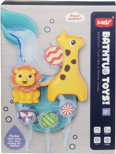 Badespielzeug mit Bechern und Saugnäpfen für Kinder ab 12 Monaten