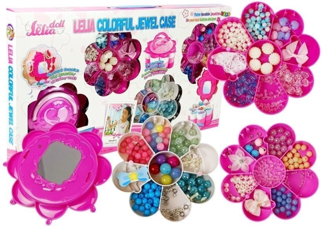 DIY-Schmuckset Faltbox mit Spiegel