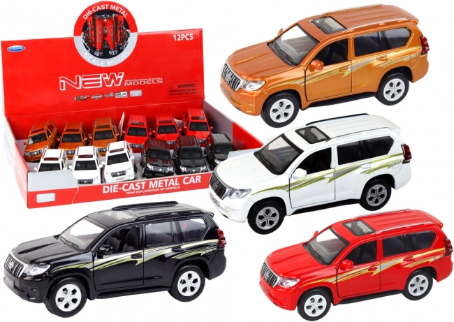 Metallspielzeugauto 12 cm mit Licht- und Soundeffekten – verschiedene Farben