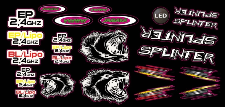 Dekorfolie Splinter von Jamara