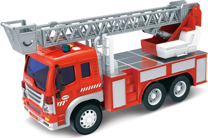 Feuerwehrauto mit Leiter sowie Licht- und Soundeffekten