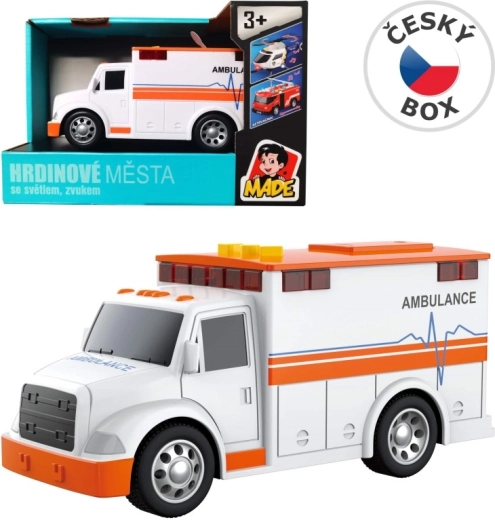 Batteriebetriebener Rettungswagen mit Licht und Sound