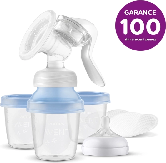 Philips Avent manuelle Milchpumpe mit VIA-System