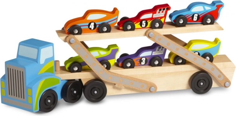 Holztransporter für Autos