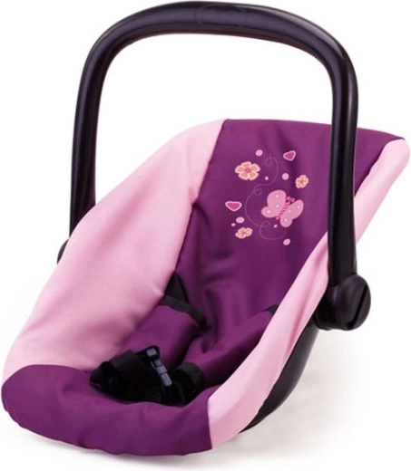 Bayer Puppen-Autositz violett/hellrosa