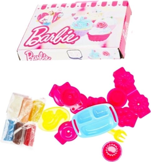 BARBIE Knetmasse Konditorei – kreatives Set mit Formen