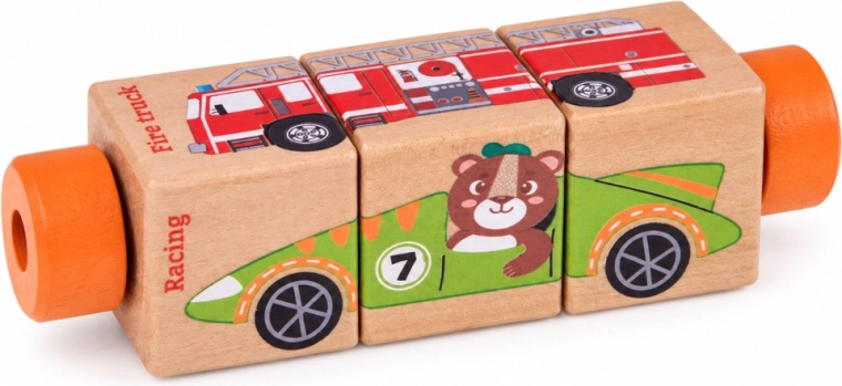 Kompaktes Holzspielzeug