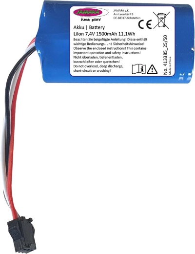 Li-Ionen-Akku für Volvo Metal Radlader 7,4 V 1500 mAh