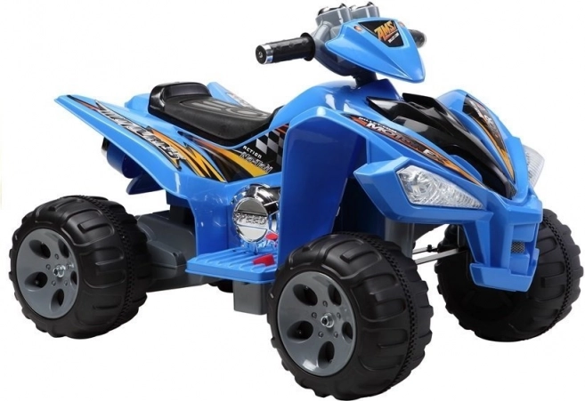 Elektrisches Kinder-Quad mit großen Rädern in Blau