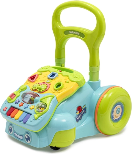 BABY MIX Lernlaufwagen für Kinder blau