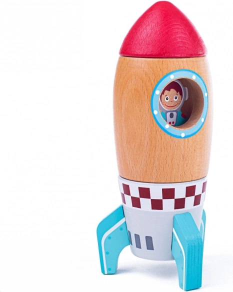 Holzrakete für Kinder