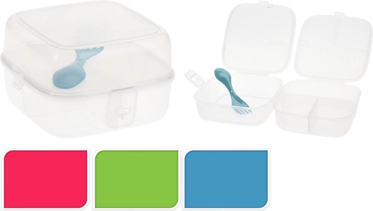 Sicherer Klickverschluss und transparente Wände