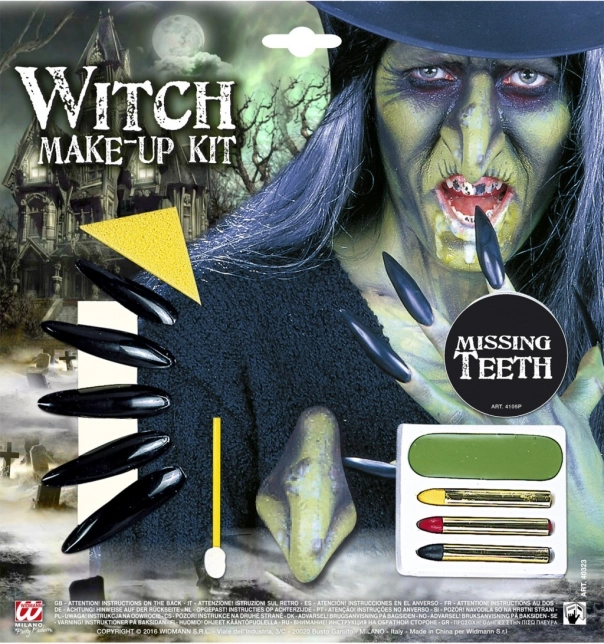 Hexen-Set mit Make-up und Zubehör