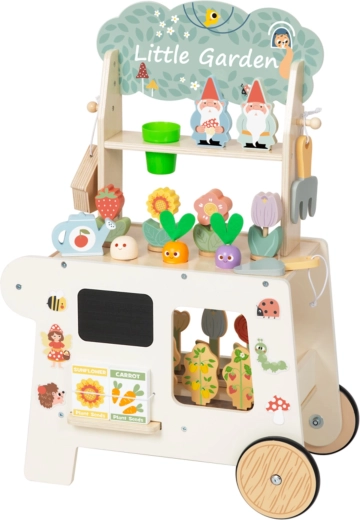 Mobiler Wagen 2-in-1: Gärtnern und Laden