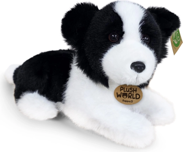 Plüschhund Border Collie 22 cm, umweltfreundlich, Plush World