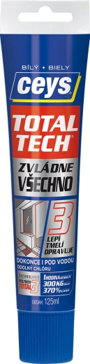 Universeller Klebstoff und Dichtstoff CEYS TOTAL TECH EXPRESS, weiß, 125 ml