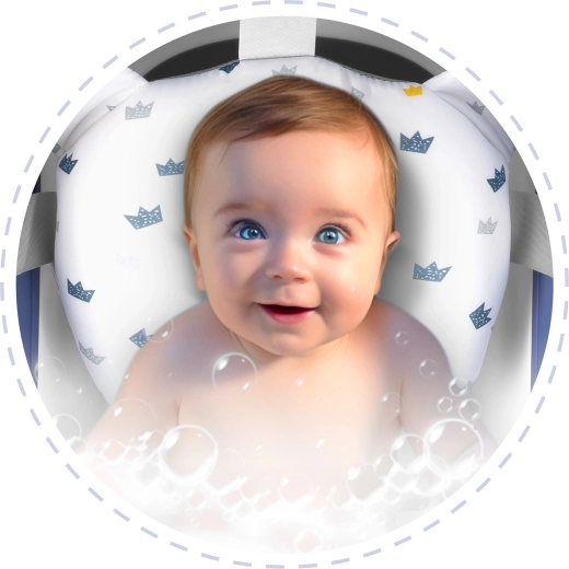 Ergonomische Stütze für Kopf und Körper