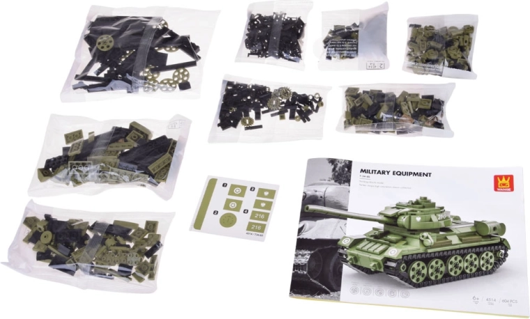 604 Teile und übersichtliche Anleitung