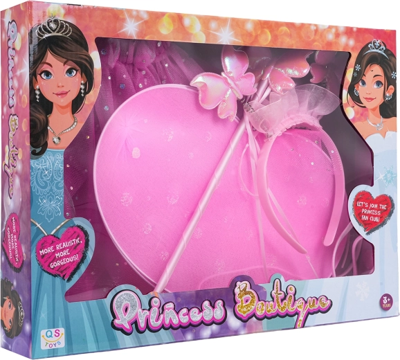 Kinderkostümset kleine Prinzessin mit Schmetterlingsflügeln