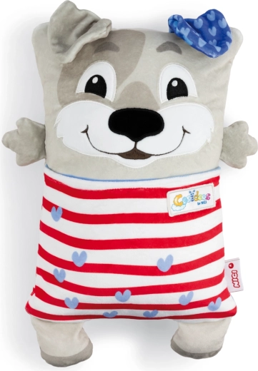 Nici Cosidoos doppelseitiger Plüschhund und Kissen 30 × 20 cm