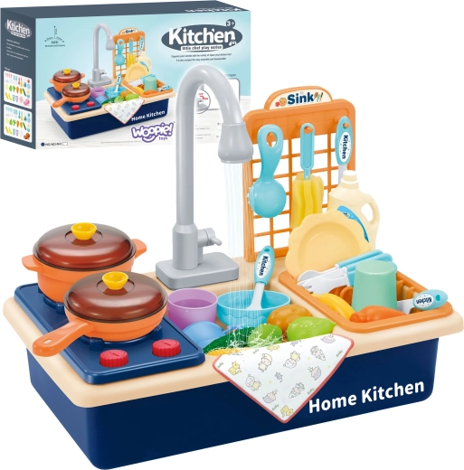 Spielküche für Kinder 2-in-1 mit Spüle