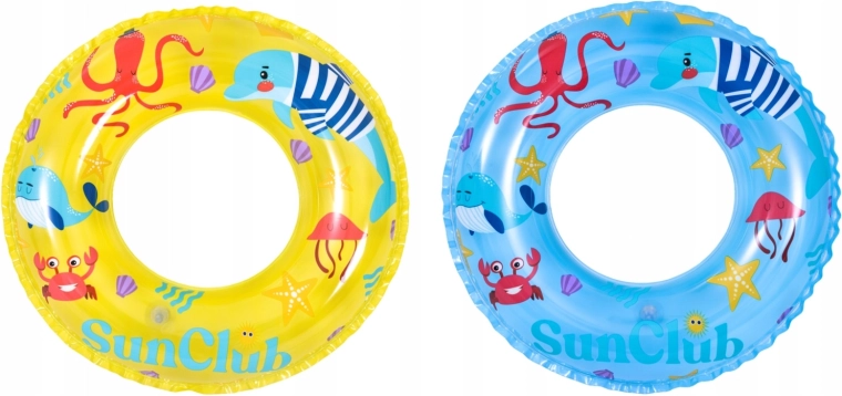 Fröhliche Meeresmotive in zwei Farben