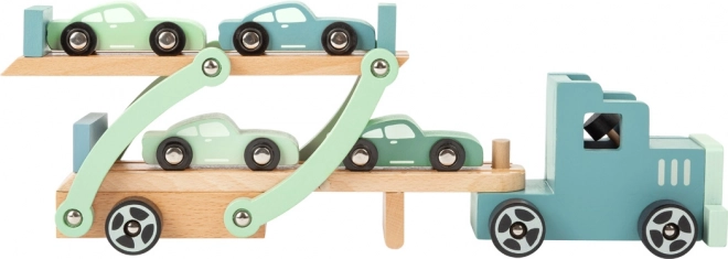 Holzlastwagen mit Autotransporter Chicago – small foot