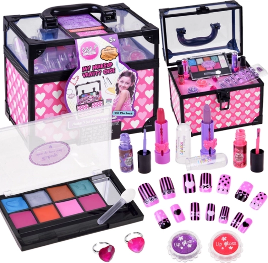 Kinder-Kosmetikkoffer mit Schminkset