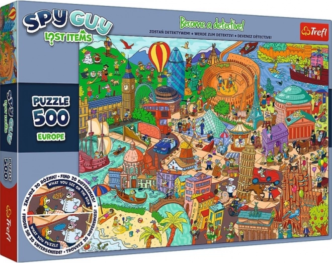 Puzzle 500 Teile Spy Guy Lost Items Europa